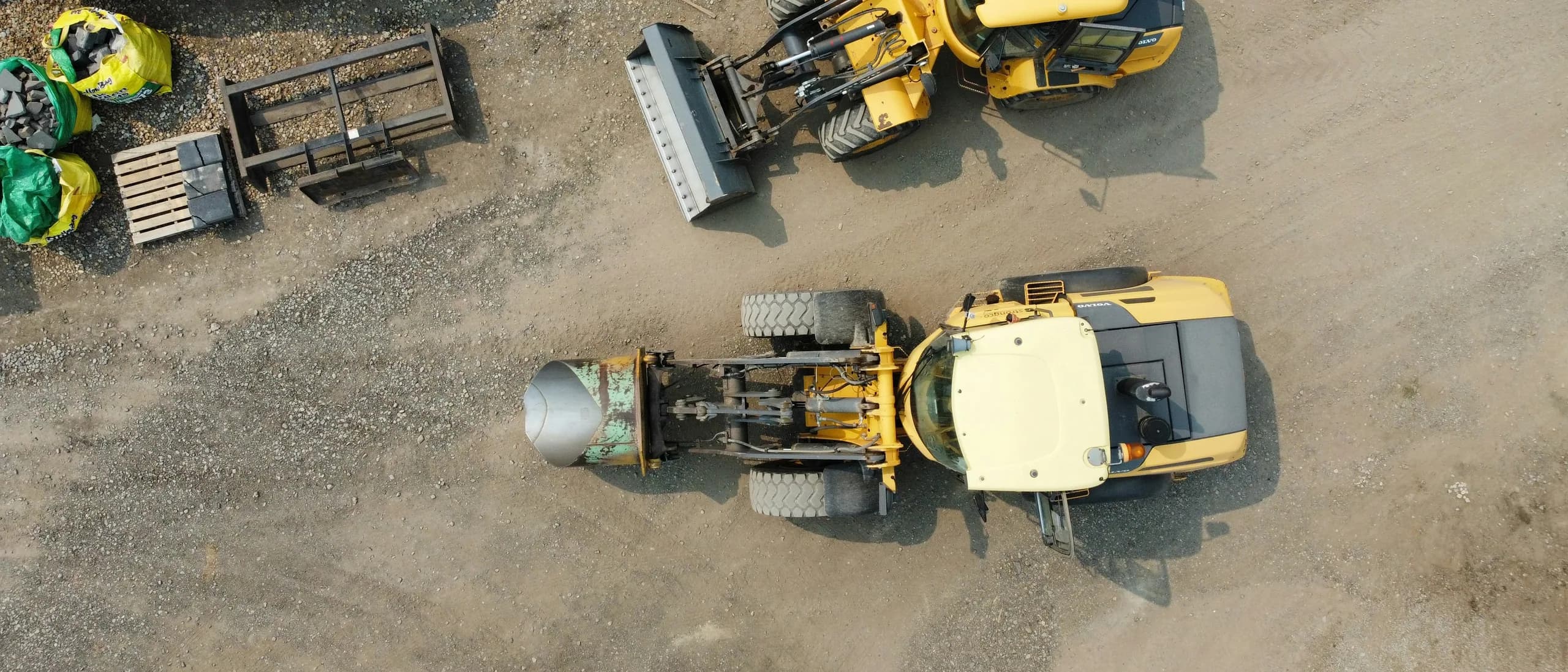 Wheel Loader with Operator — tree care professionals at work